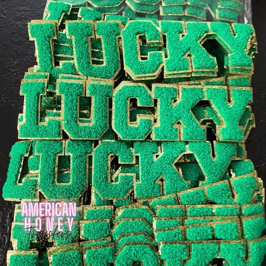 LUCKY CHENILLE PATCH