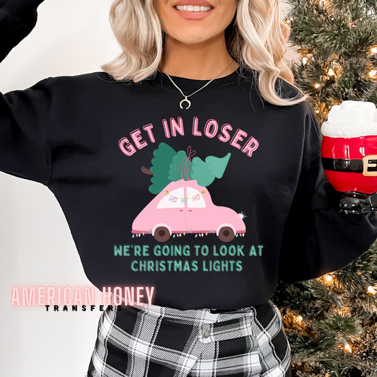 GET IT IN LOSER CHRISTMAS TREES (THIN MATTE CLEAR FILM SCREEN PRINT)
