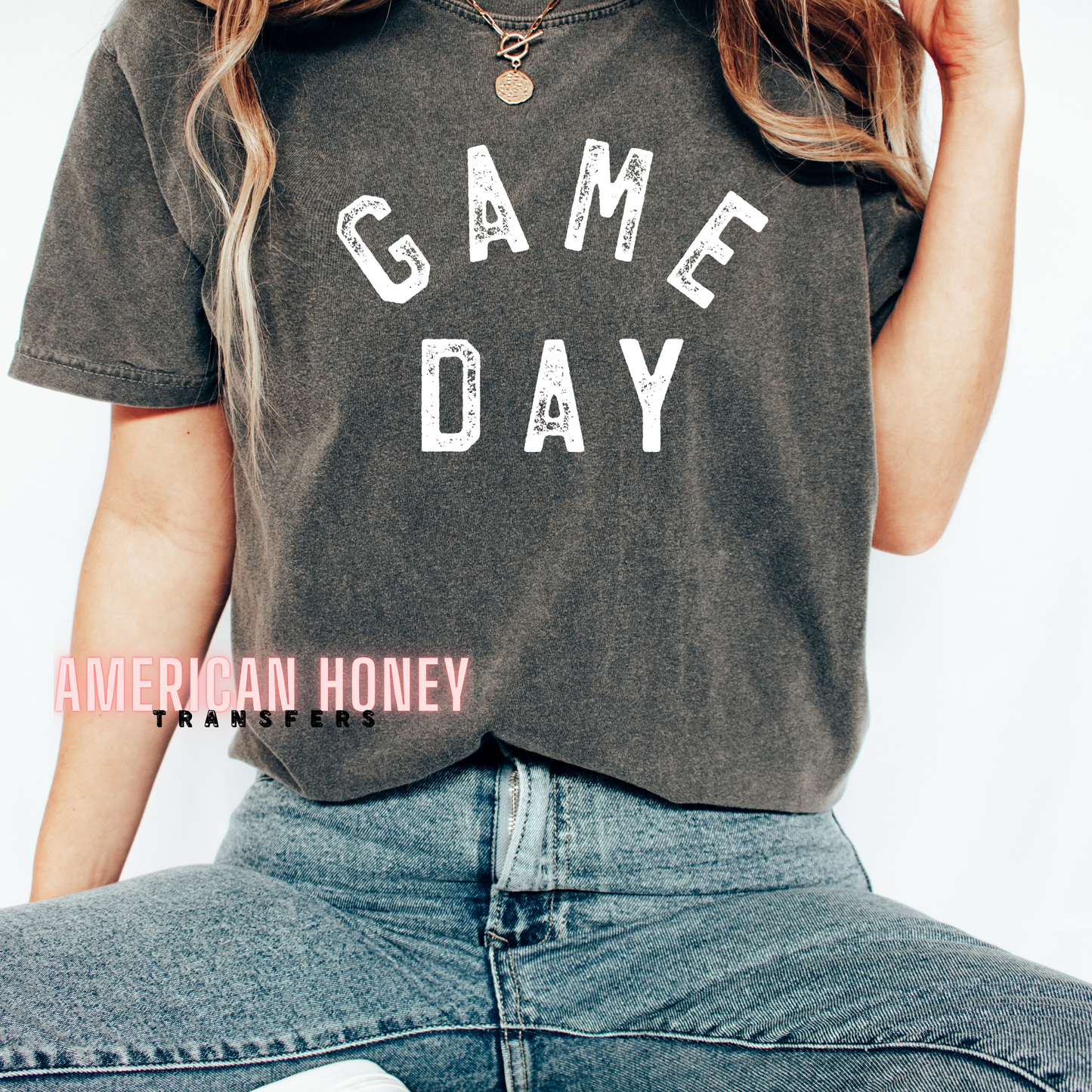 GAME DAY DISTRESSED (SCREEN PRINT)