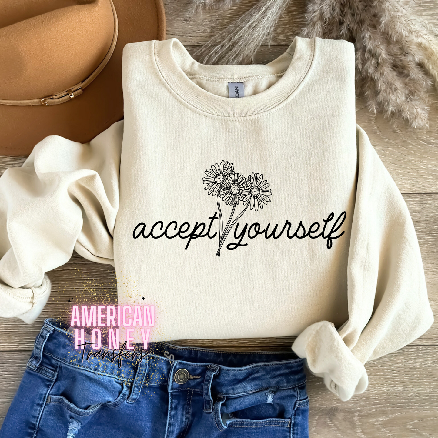 ACCEPT YOURSELF (SCREEN PRINT)