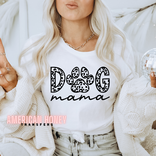 LEOPARD DOG MAMA (SCREEN PRINT)